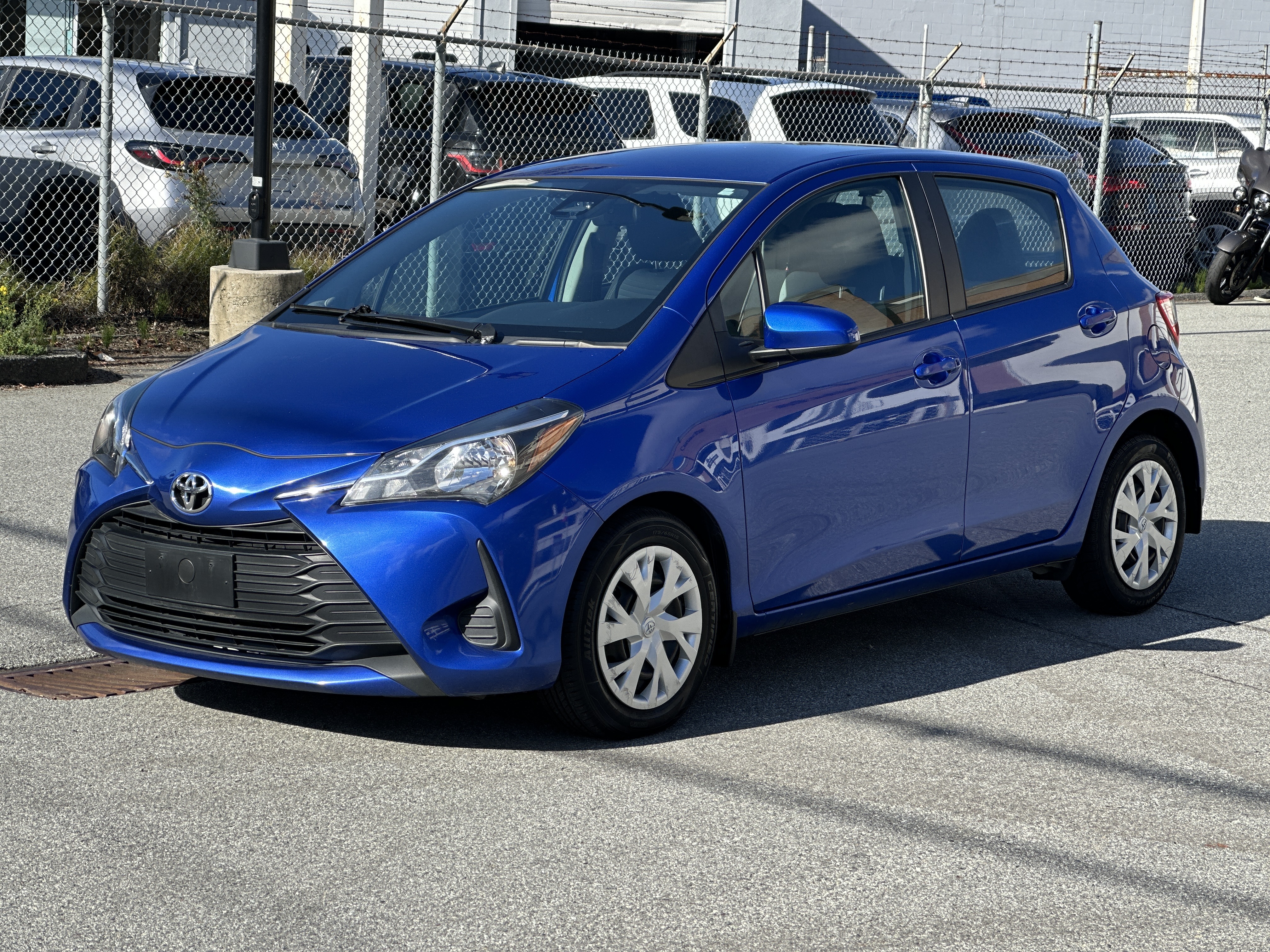 Blue Eclipse Metallic 2018 Toyota Yaris Hatchback Front-Wheel Drive Automatic